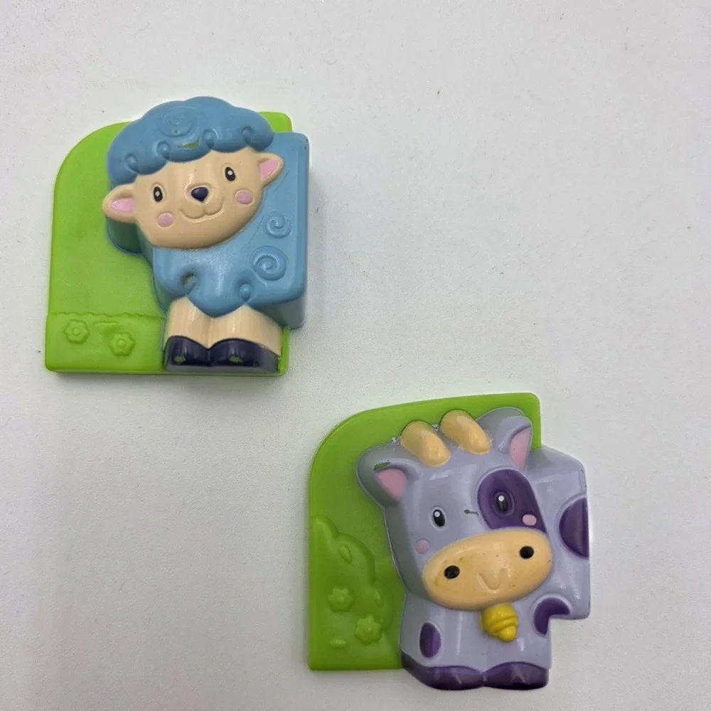 LeapFrog Leap Frog Fridge Farm Animal Magnetic Set Working READ 2 pc. Missing
